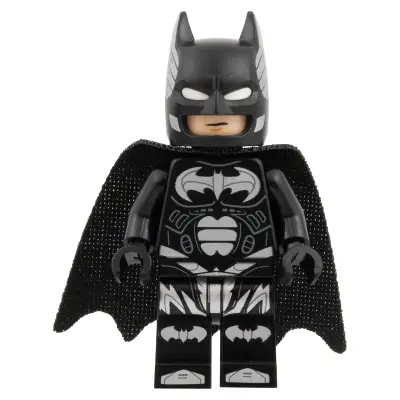  Batman - Black Suit with Silver Bats and Trim