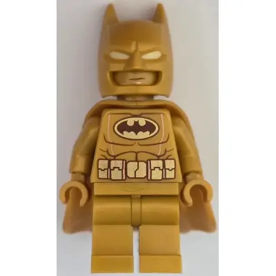  Batman - Pearl Gold Suit, Flexible Rubber Cape