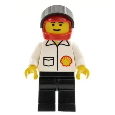  Shell - Jacket, Black Legs, Red Helmet, Black Visor