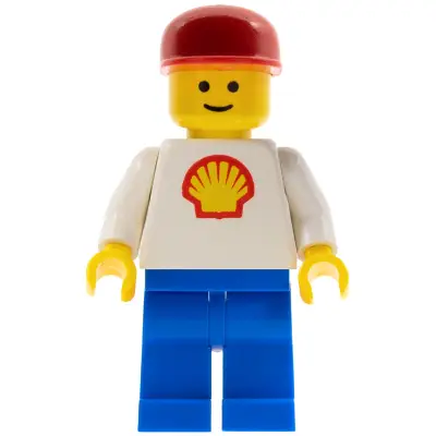  Shell - Classic - Blue Legs, Red Cap