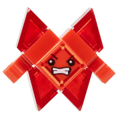  Kryptomite - Red, Small Crystals, Hands