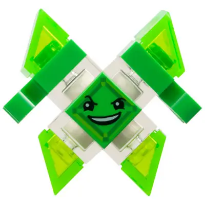  Kryptomite - Green, Medium Crystals, Hands