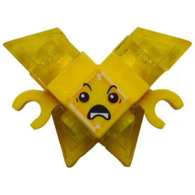  Kryptomite - Yellow, Medium Crystals, Hands