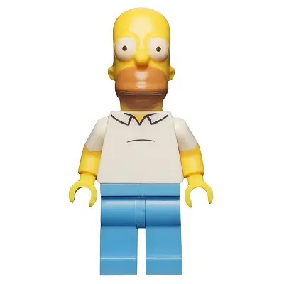  Homer Simpson, The Simpsons, Series 1 (Minifigure Only without Stand and Accessories)