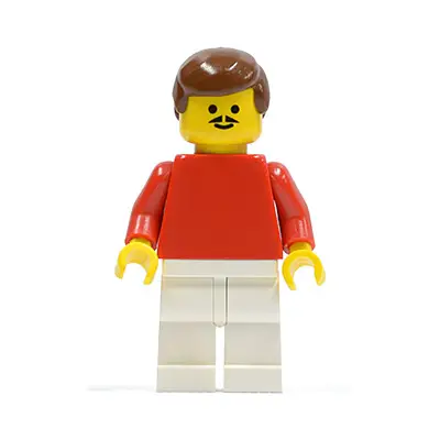  Soccer Player Red/White Team Player 1