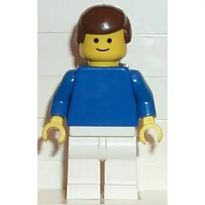  Soccer Player Blue/White Team Player 4