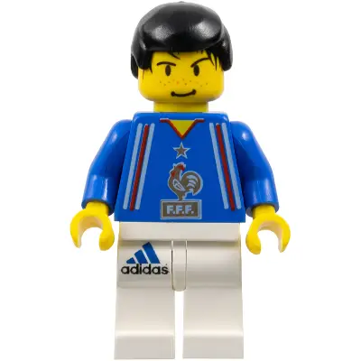  Soccer Player French Team, White Legs Player 1