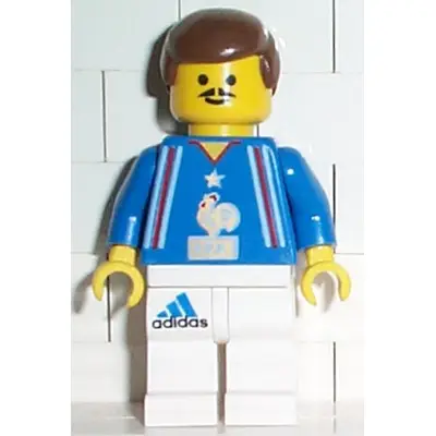  Soccer Player French Team, White Legs Player 5