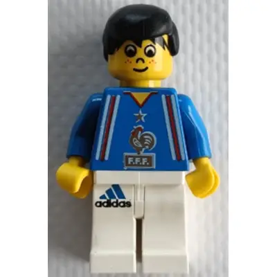  Soccer Player French Team, White Legs Player 7