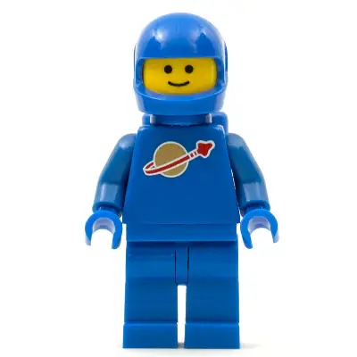  Classic Space - Blue with Air Tanks and Motorcycle (Standard) Helmet (Reissue)