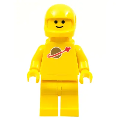  Classic Space - Yellow with Air Tanks and Motorcycle (Standard) Helmet (Reissue)