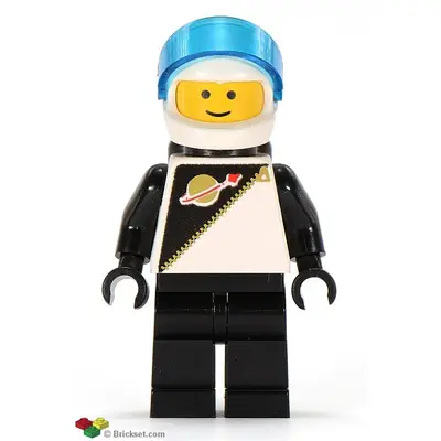  Futuron - Black with White Helmet