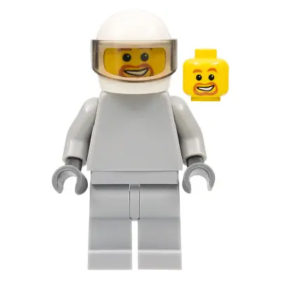  Star Justice Astronaut 3 - without Torso Sticker (Beard Around Mouth)