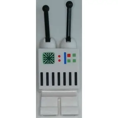 Classic Space Droid - White with Computer Panel (The Visitor's Droid)