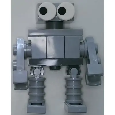 Classic Space Droid - Light Bluish Gray with White Eyes (The Robot)