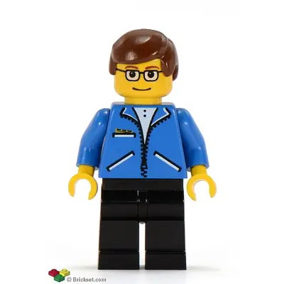  Peter Parker 1 - Jacket Blue, Black Legs, Brown Male Hair