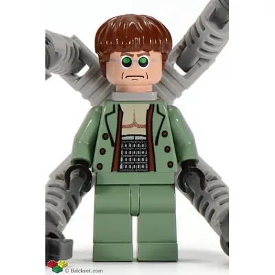  Dr. Octopus (Otto Octavius) / Doc Ock, Sand Green Jacket, Sand Green Legs, Thin Smirk - With Arms