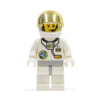  Space Port - Astronaut C1, White Legs with Light Gray Hips