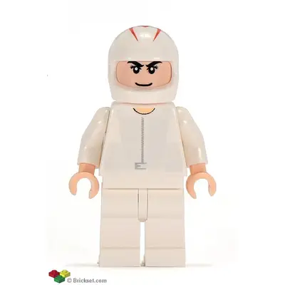  Speed Racer, White Racing Coveralls