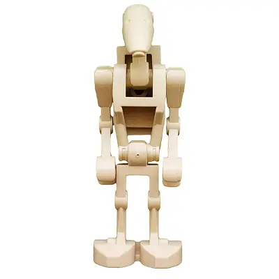  Battle Droid - Tan, Angled Arms, 1 x 2 Plate on Back
