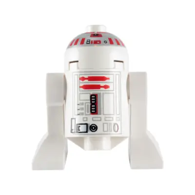  Astromech Droid, R5-D4 - Dome Head with Short Red Stripes