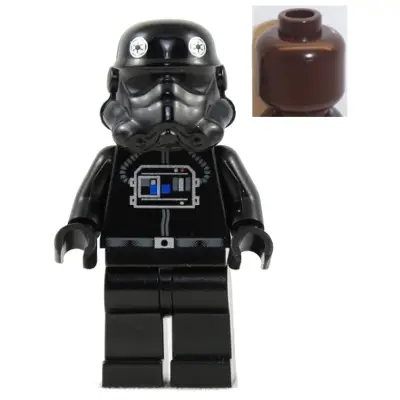  Imperial TIE Fighter Pilot - Brown Head