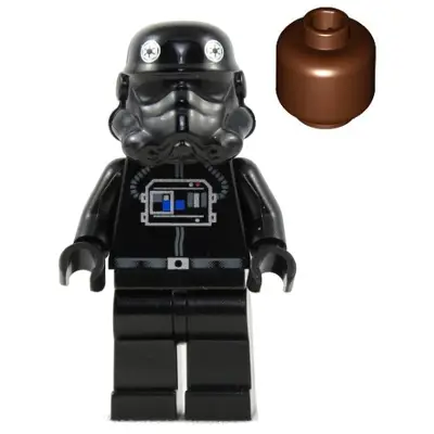  Imperial TIE Fighter Pilot - Reddish Brown Head