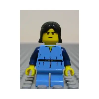  Boba Fett, Young - Medium Blue Shirt, Yellow Head