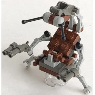  Droideka (Destroyer Droid) - Brown, Light Gray, and Dark Gray