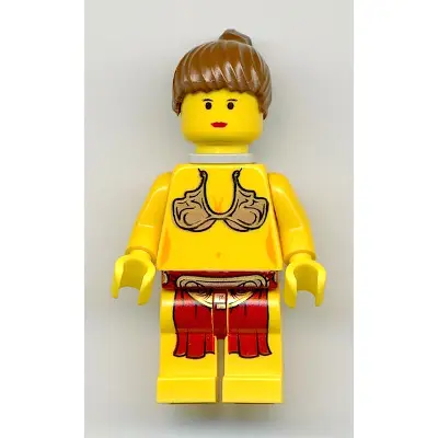  Princess Leia - Jabba Slave Outfit, Yellow Skin