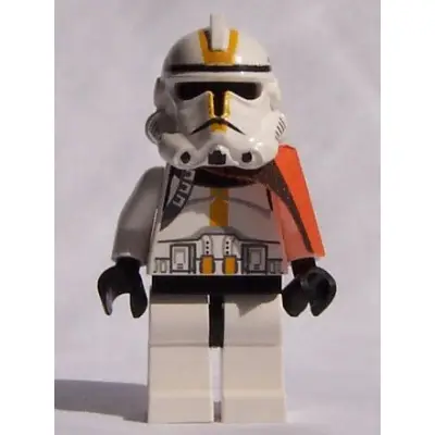  Clone Trooper, 327th Star Corps (Phase 2) - Black Head, Orange Cloth Pauldron