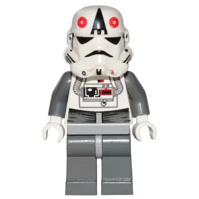  AT-AT Driver - Red Imperial Logo, Bluish Grays, Black Head, Stormtrooper Helmet
