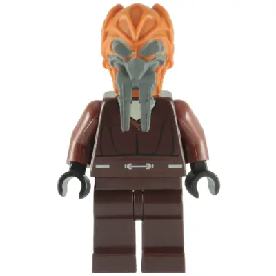  Plo Koon - Dark Brown Robe, Tan Shirt, Plain Legs