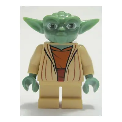  Yoda - Clone Wars, Light Bluish Gray Hair