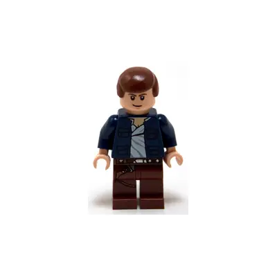  Han Solo, Reddish Brown Legs with Holster Pattern, Open Jacket