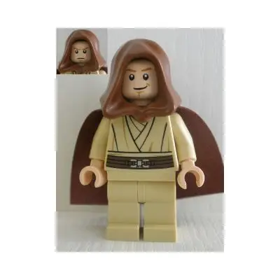  Obi-Wan Kenobi (Young with Hood and Cape, Tan Legs, Smile)