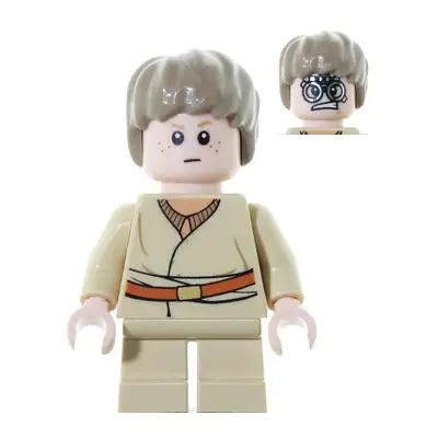  Anakin Skywalker - Short Legs, Short Tousled Hair, Belt with Gold Buckle