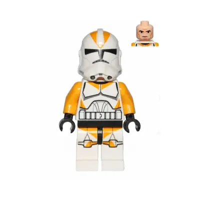  Clone Trooper, 212th Attack Battalion (Phase 2) - Bright Light Orange Arms, Large Eyes
