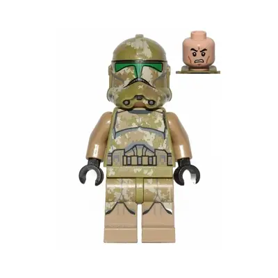 Clone Trooper, 41st Elite Corps (Phase 2) - Kashyyyk Camouflage, Scowl