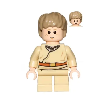  Anakin Skywalker - Short Legs, Short Tousled Hair, Belt with Pouches on Back