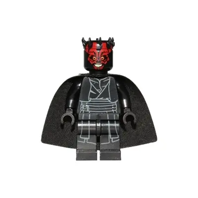  Darth Maul - Horns and Cape, Printed Legs