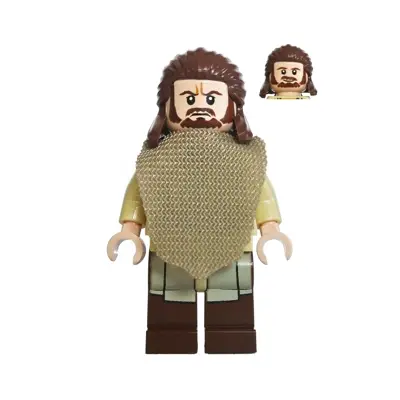  Qui-Gon Jinn - Poncho, Reddish Brown Beard