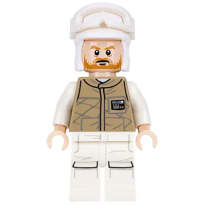  Hoth Rebel Trooper Dark Tan Uniform (Brown Beard)