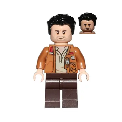  Poe Dameron (Medium Nougat Jacket, Hair)