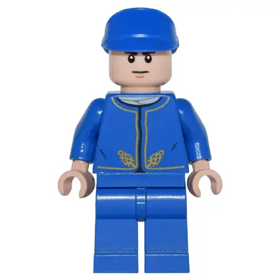  Bespin Guard - Light Nougat Head, Detailed Gold Trim, Furrowed Eyebrows