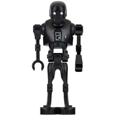  K-2SO Droid - Dark Bluish Gray and Silver Chest Panel