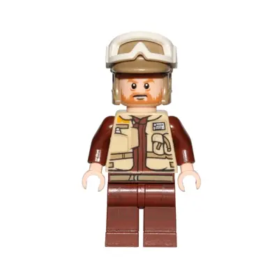  Rebel Trooper - White Goggles, Dark Tan Helmet, Medium Nougat Beard (Corporal Rostok)