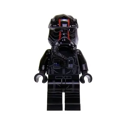  First Order TIE Pilot, Two Red Stripes on Helmet