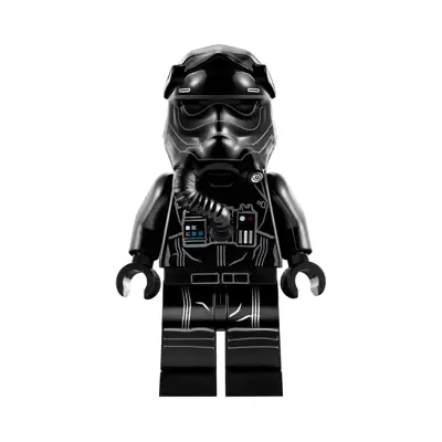  First Order TIE Pilot, Three White Lines on Helmet