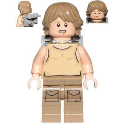  Luke Skywalker (Dagobah, Tan Tank Top, Backpack)